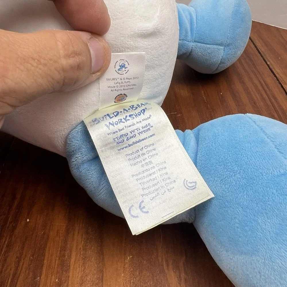 Smurf Build A Bear Workshop Blue Smurfette Girl Toy Plush Stuffed Animal 18